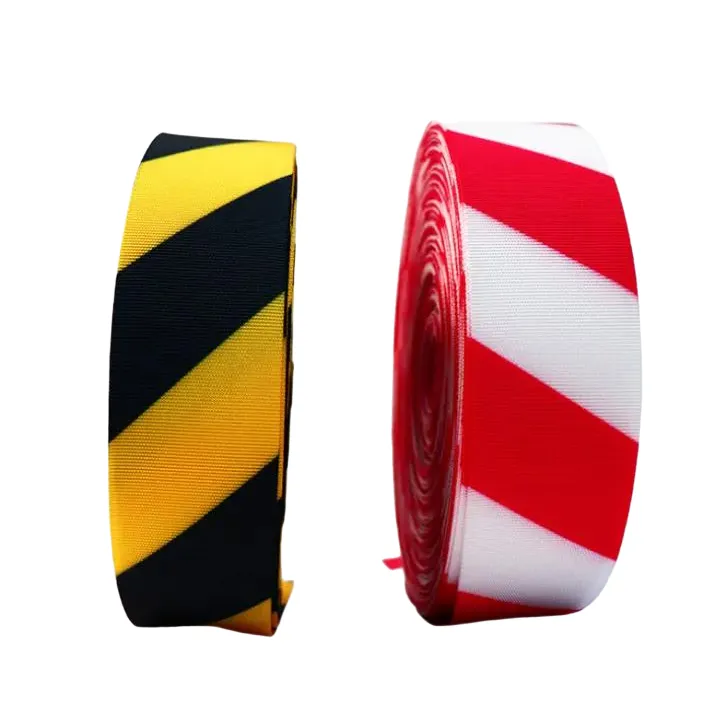 Fita de advertência bicolor